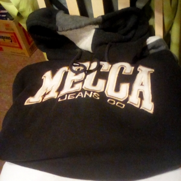Brand Mecca jeans Men Hooded sweater vintage After Y2K - Picture 4 of 7